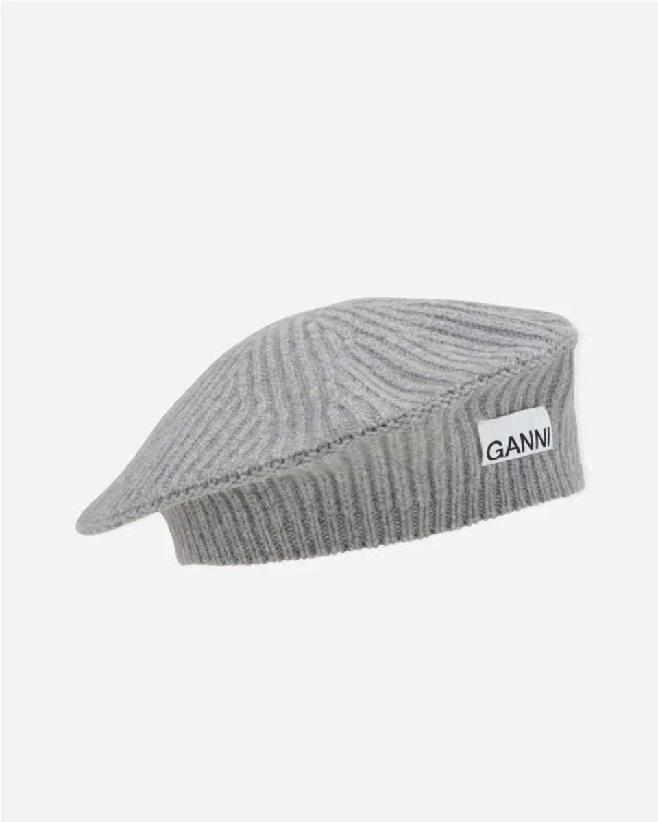 Structured Rib Beret - Paloma Melange