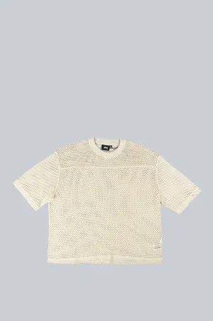 STUSSY MESH JERSEY NATURAL