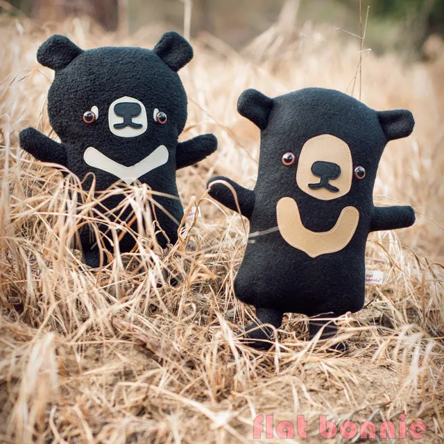 Sun Bear plush stuffed animal - Handmade Sun Bear soft toy doll