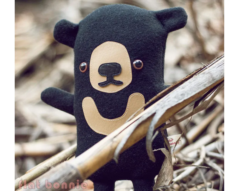 Sun Bear plush stuffed animal - Handmade Sun Bear soft toy doll