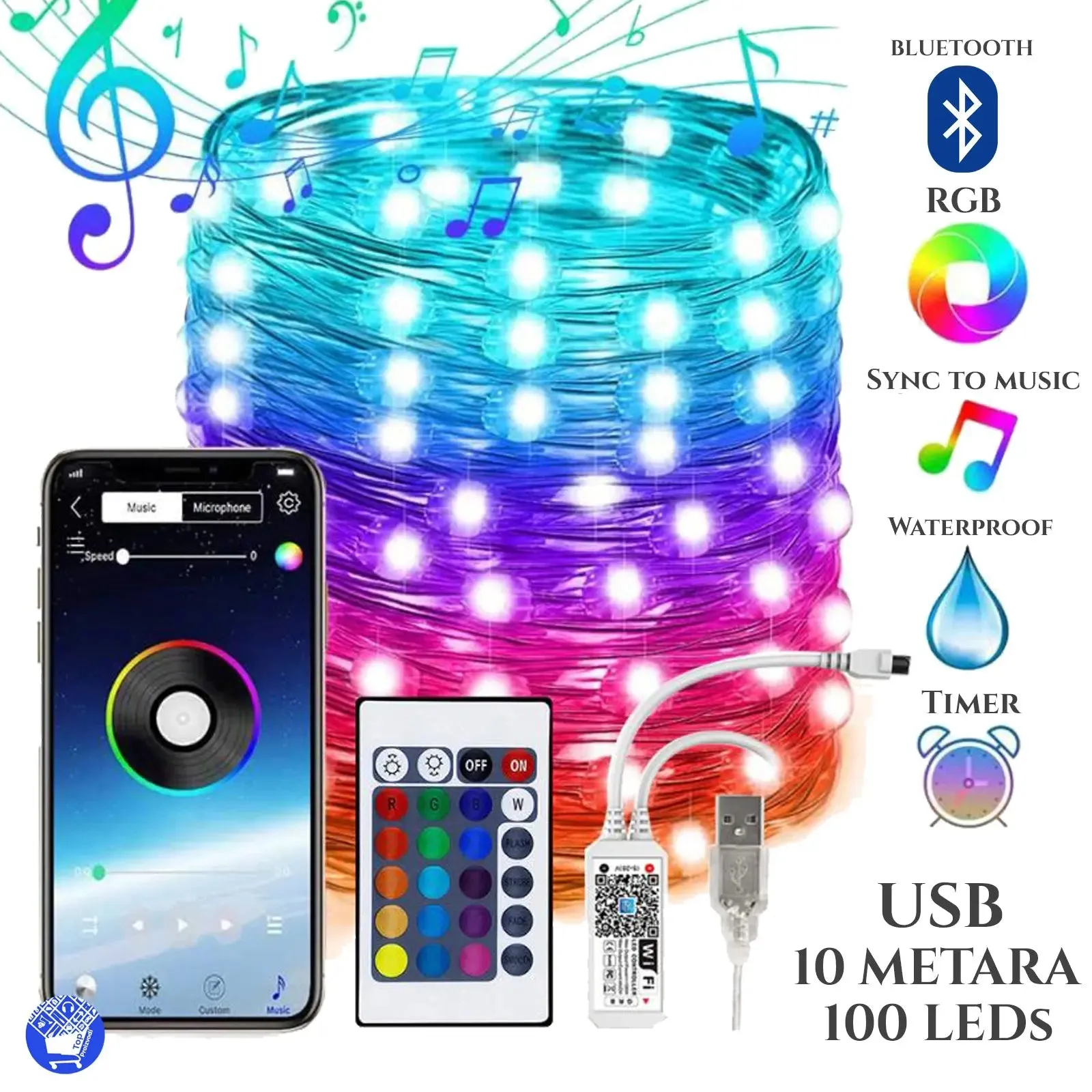 SUPER VODOOTPORNA SMART LED TRAKA 10M