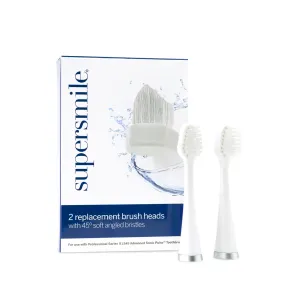 Supersmile Zina45 Sonic Pulse Toothbrush Replacement Heads