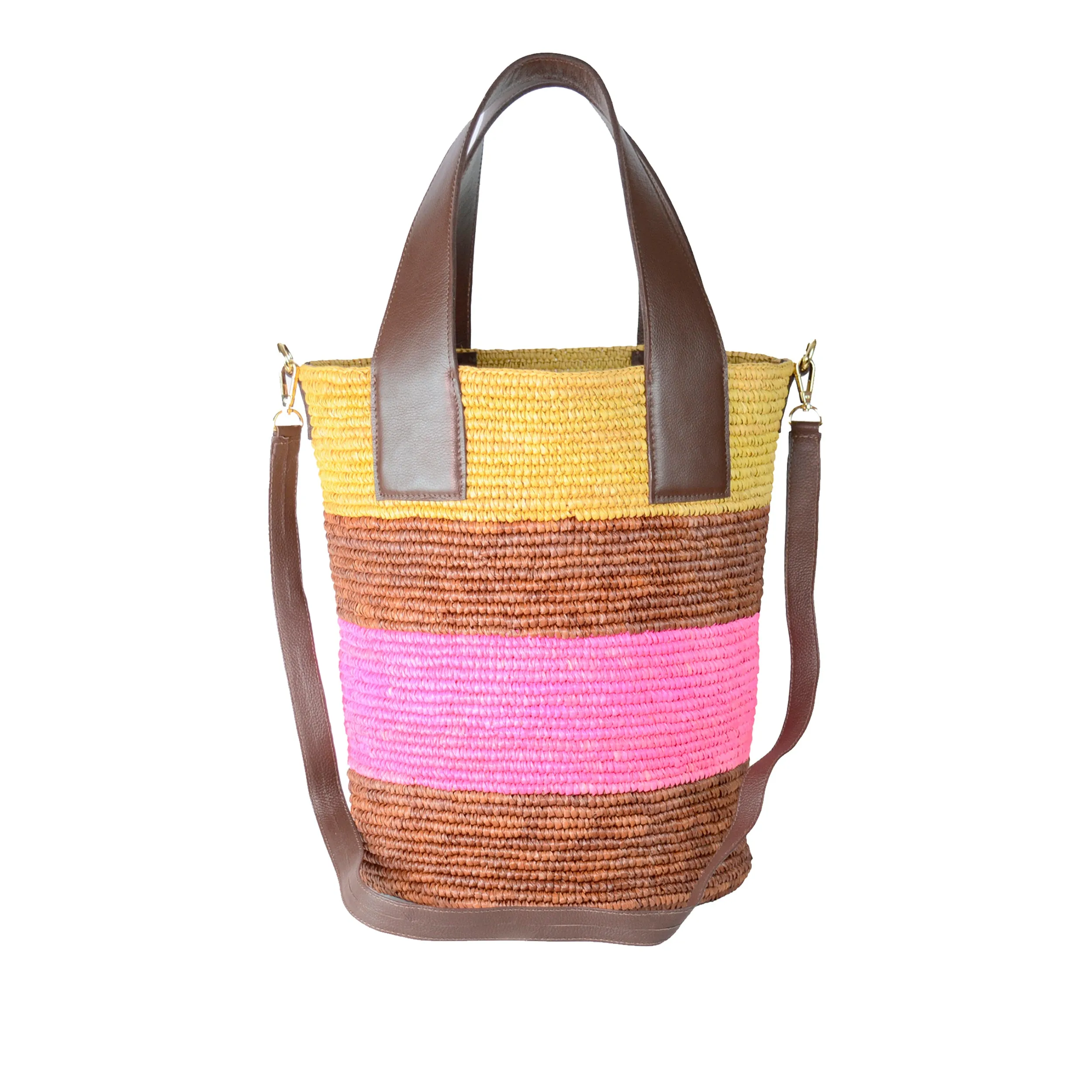 Tall color Block Basket