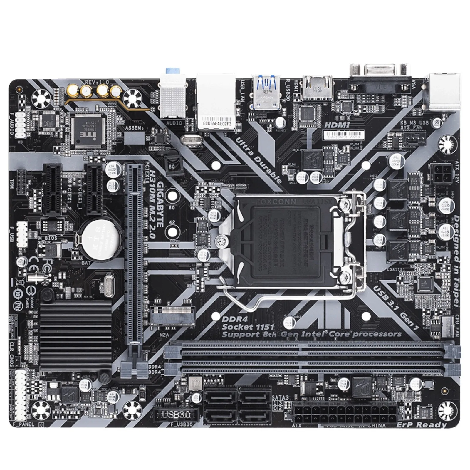 Tarjeta Madre Gigabyte H310m M.2 2.0 (rev. 1.0)