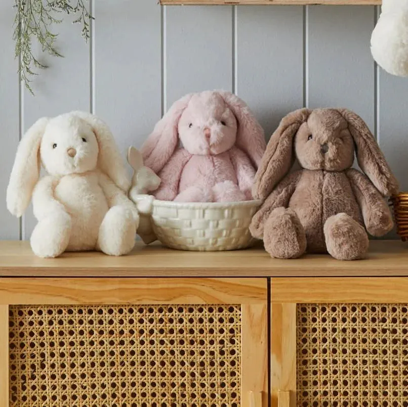 Taupe Plush Bunny - Small - 0 