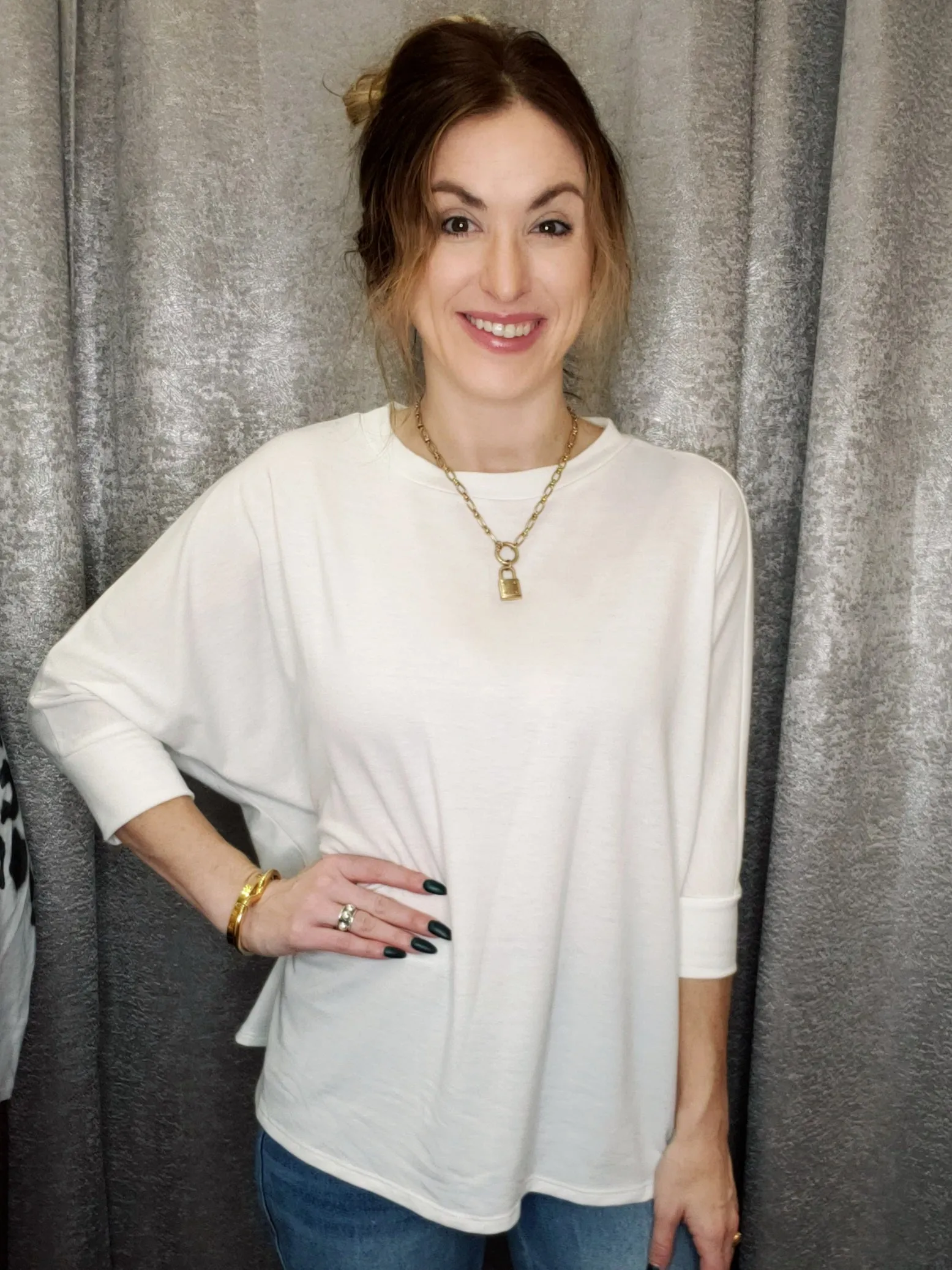 That's So Basic Top: Ivory