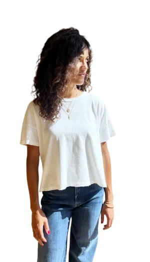 The Darling tee in Vintage White