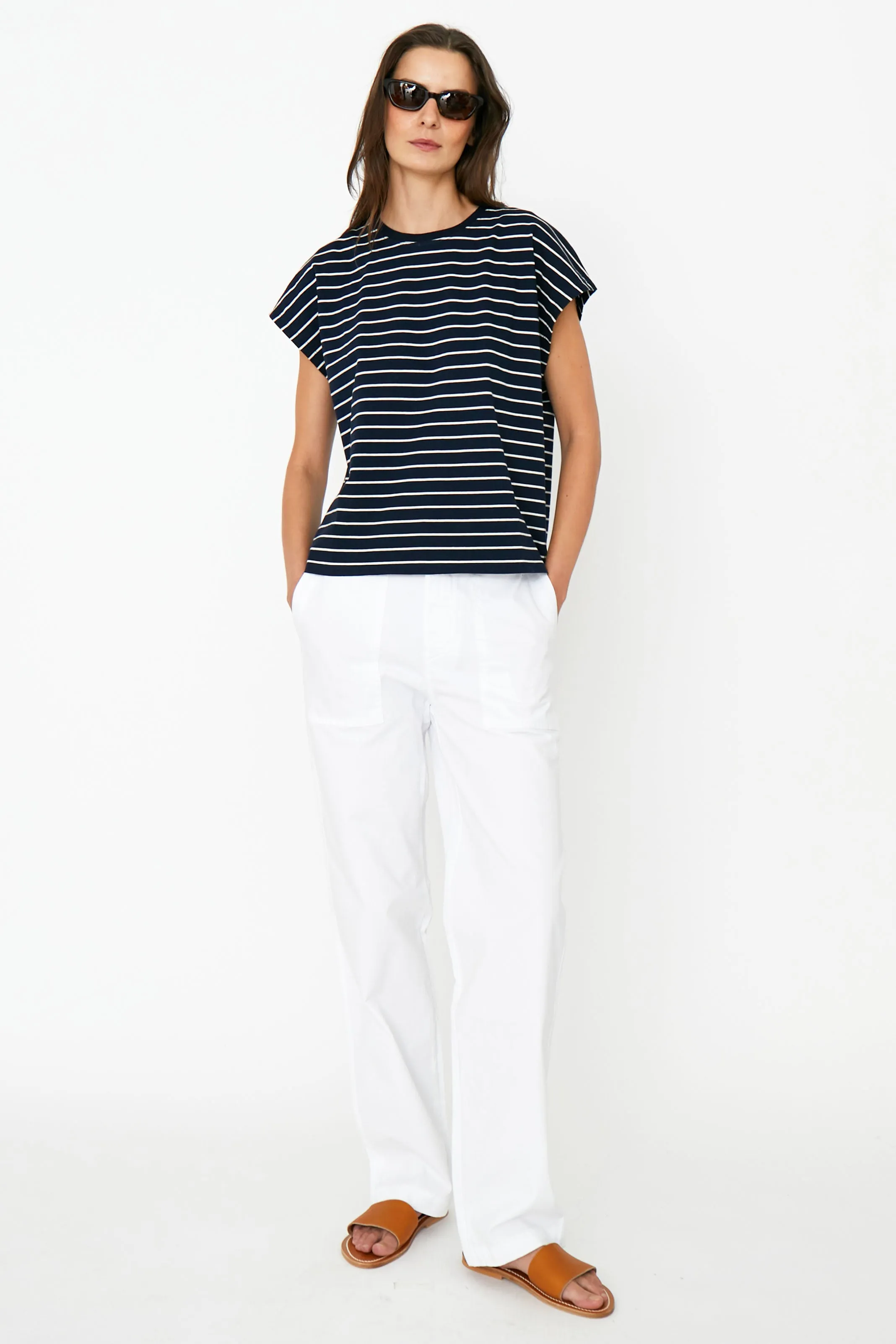The Honoree - Navy/Cream