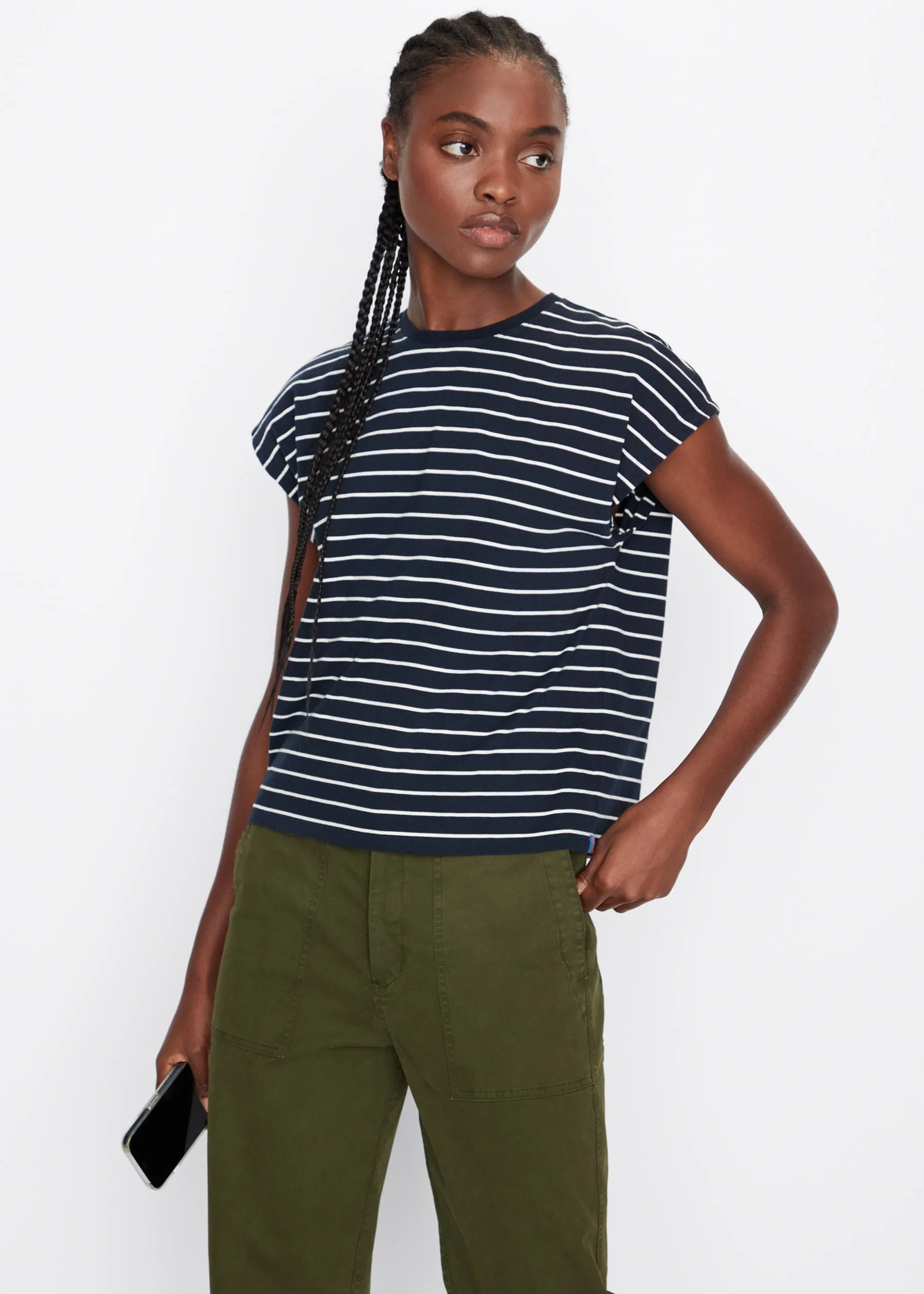 The Honoree - Navy/Cream