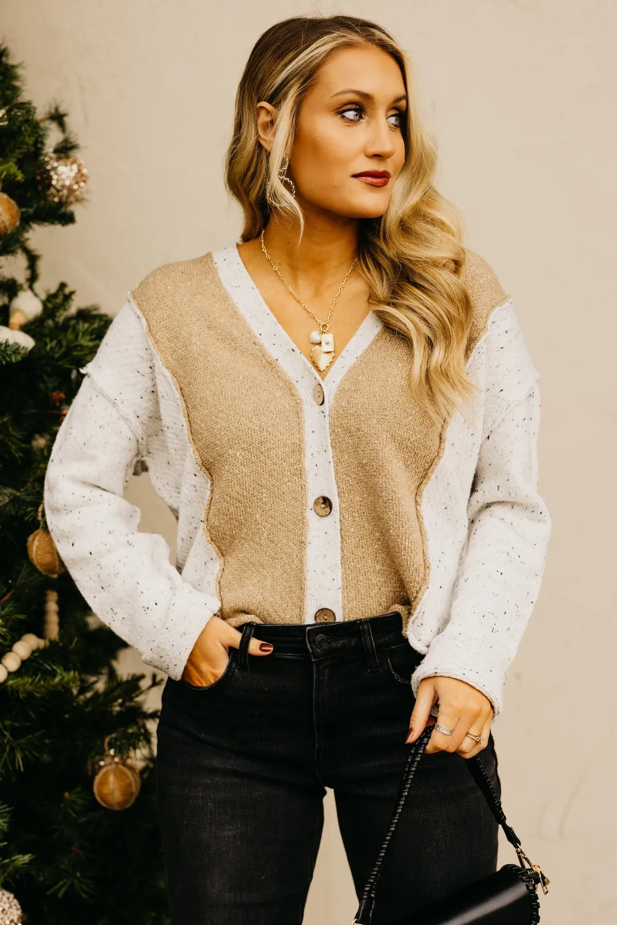 The Kaysen Funfetti Block Cardigan
