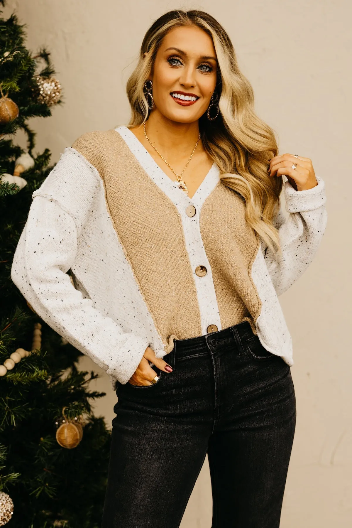 The Kaysen Funfetti Block Cardigan