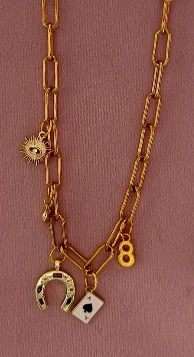 Thick Paperclip Necklace