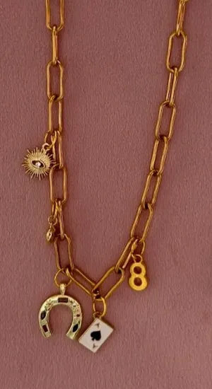 Thick Paperclip Necklace