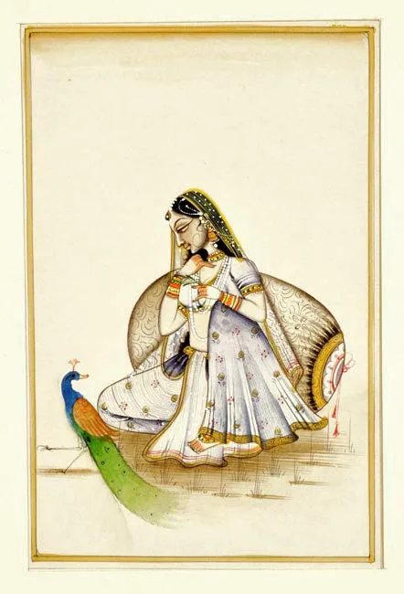 Thoughtful Princess - Miniature Painting