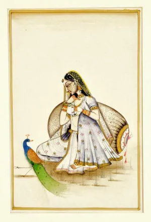 Thoughtful Princess - Miniature Painting
