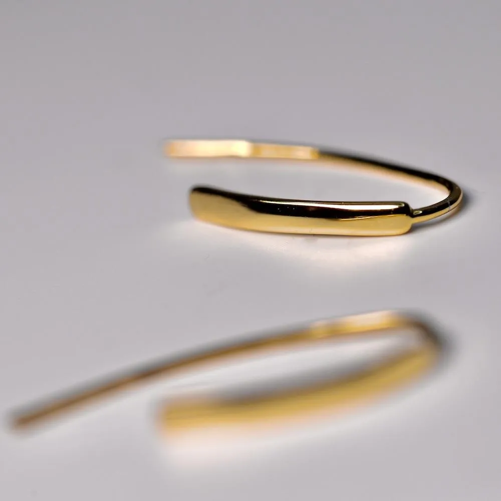 Threader Gold Earring