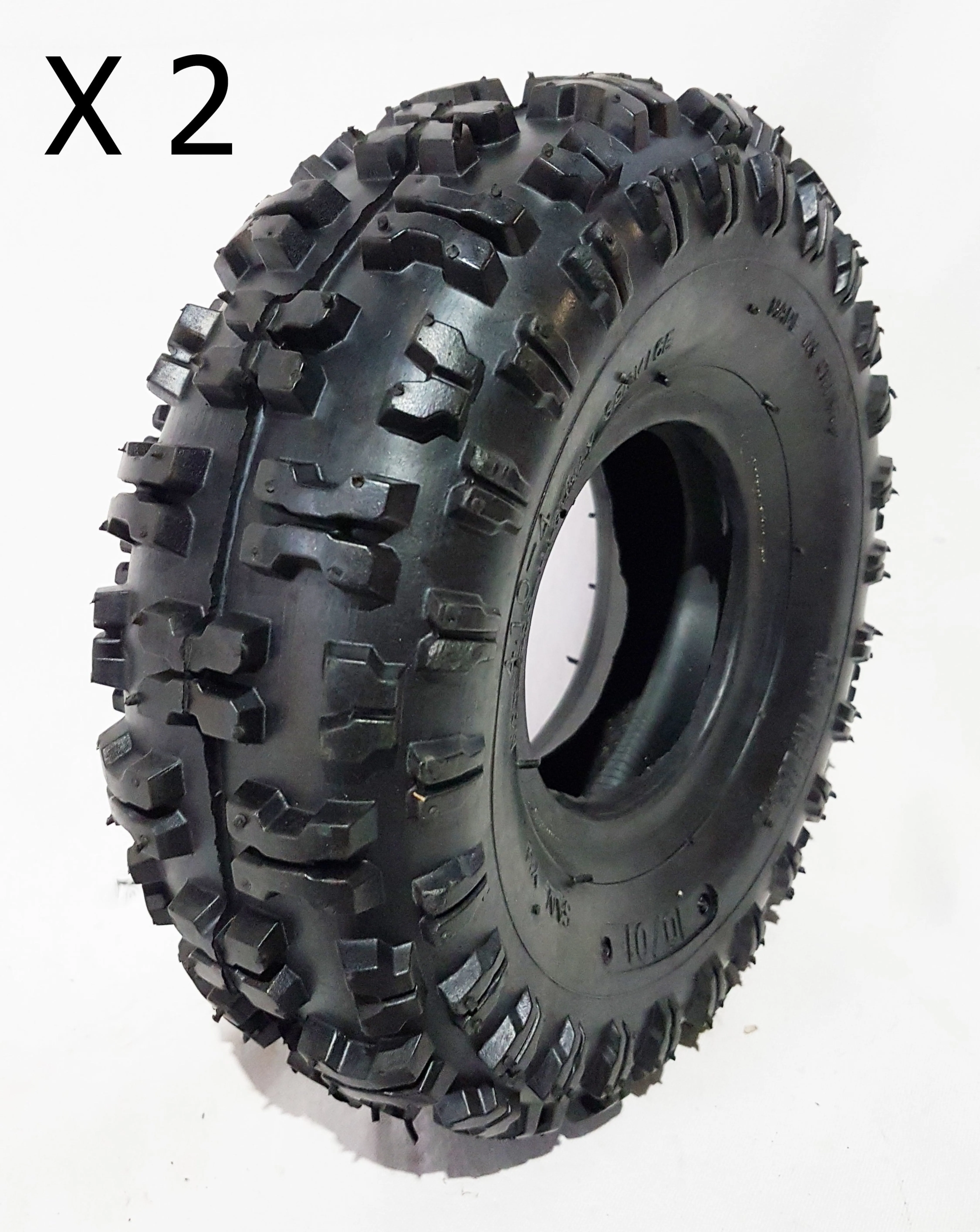 TMQ11 STORM MINI QUAD BIKE TYRE 4.10-4 WITH INNER TUBE FOR 49CC MINI QUAD BIKE