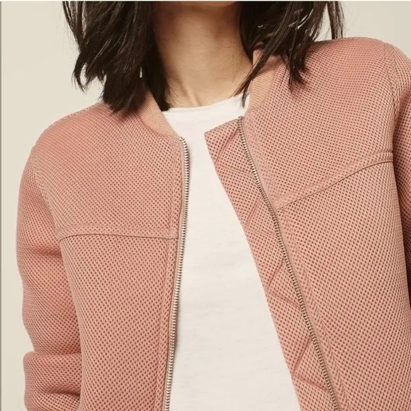 Topshop NWT Blush Bomber Jacket