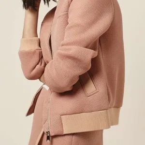 Topshop NWT Blush Bomber Jacket