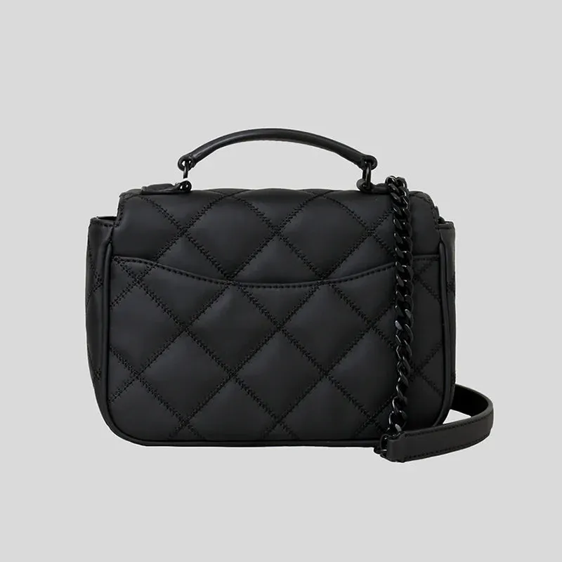 Tory Burch Willa Mini Top Handle Black Gun Bag