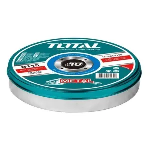 Total Abrasive Metal Cutting Disc 4.5" Set - TAC2211155