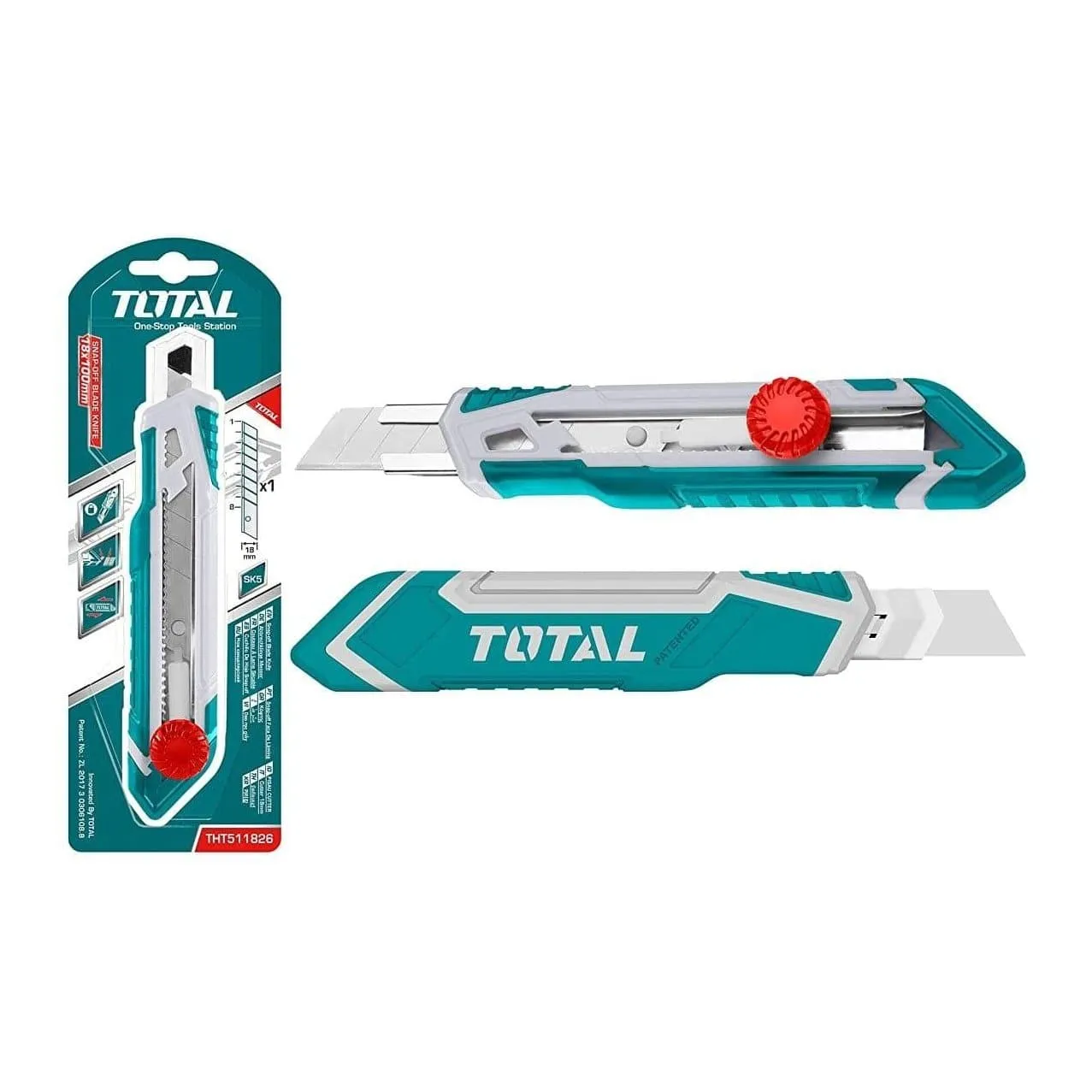 Total Snap-Off Knife 18 x 100mm - THT511826