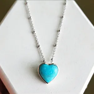 Turquoise Heart Necklace