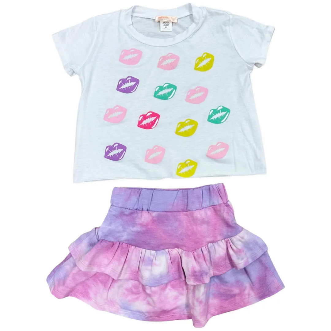 Tweenstyle Pretty Kisses White S/S Tee