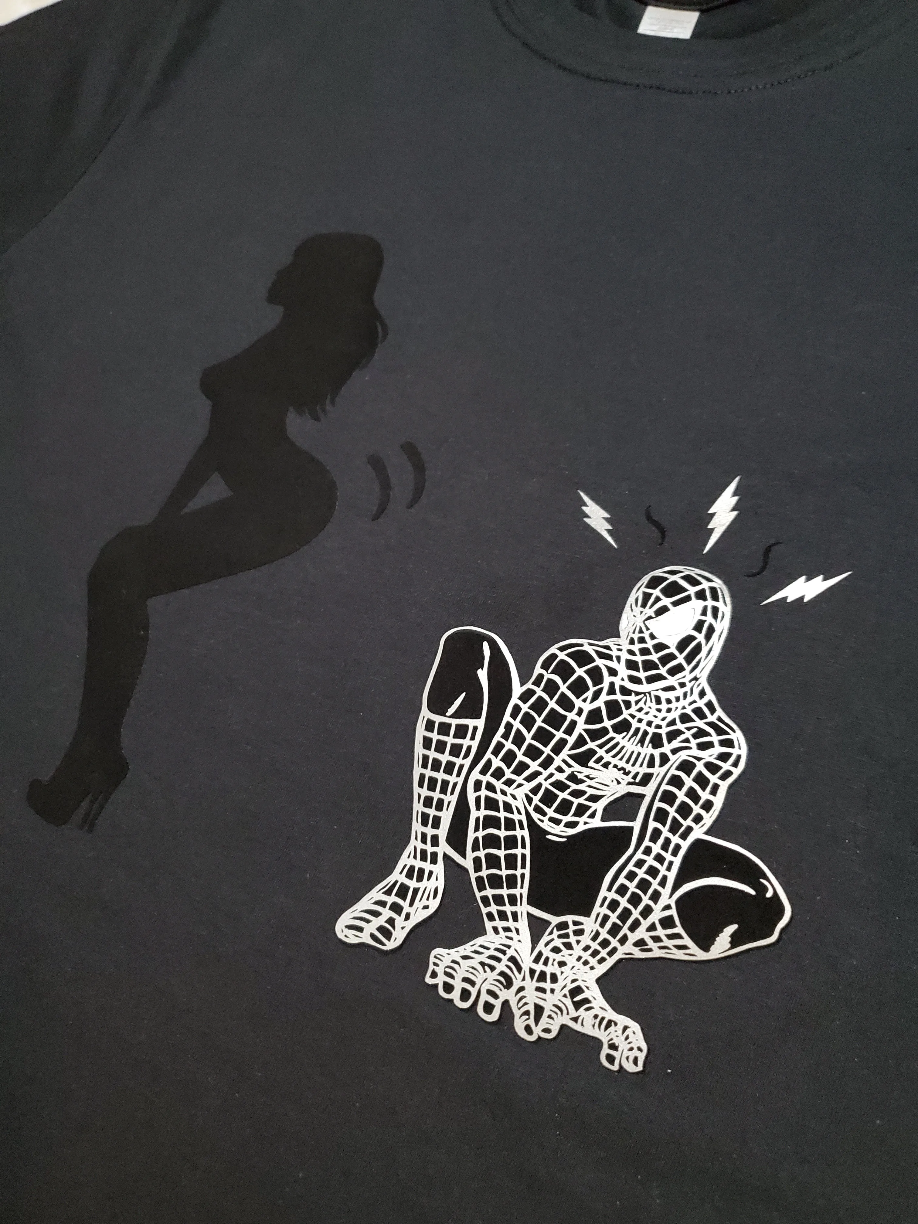 Twerk Som' Spidey T-Shirt (Reflective)
