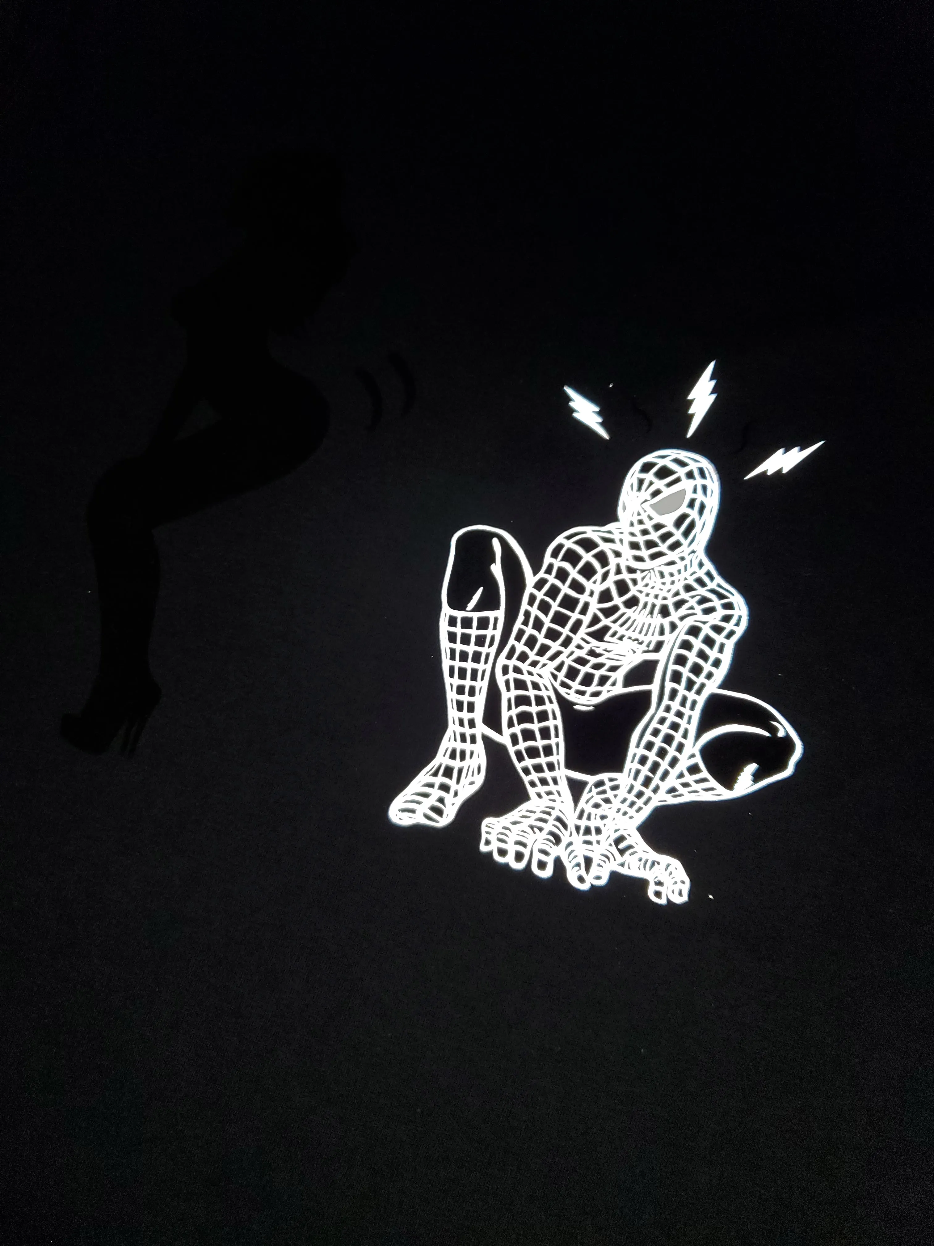 Twerk Som' Spidey T-Shirt (Reflective)