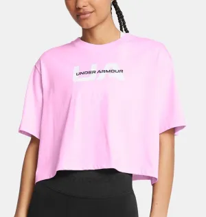 UA Boxy Crop Short Sleeve - Womens