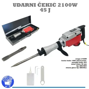 UDARNI ČEKIĆ 2100W 45J