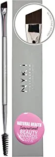 ULTIMATE PRECISION Angled Eyebrow Brush And Spoolie Eyelash Brush - Eye Brow Brush With Spoolie Eyeliner Brush Combo (Precision Applicator) Eyebrow Brush And Comb Shaper Plus Eyebrow Spoolie Brush