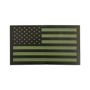 US Flag Reflective Patch