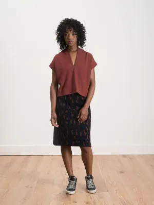 v-neck cropped top
