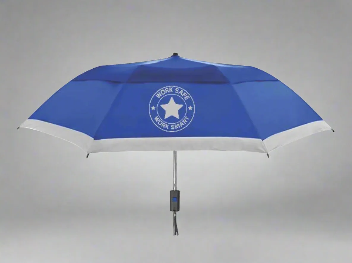 Vented Lifesaver Reflective Folding Safety Umbrella - #400196