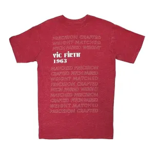 Vic Firth LE 1963 Red Graphic Tee - Small