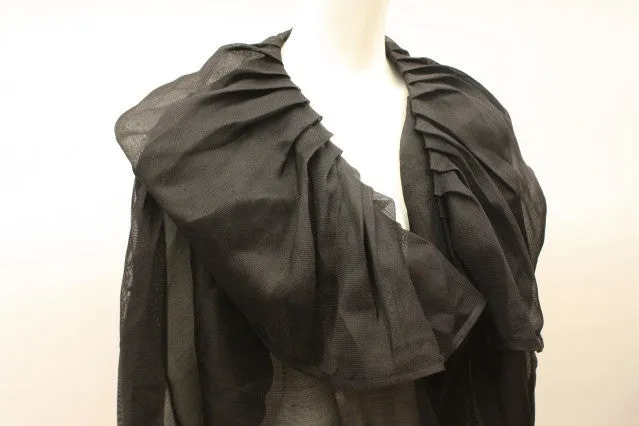 Vintage UNGARO Black Structured Linen Jacket