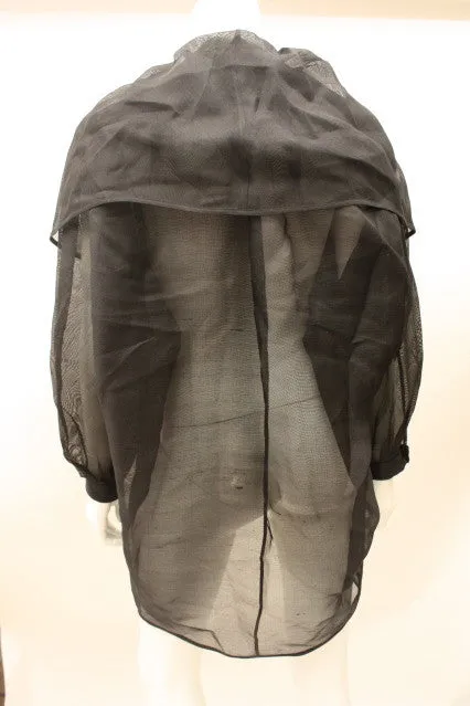 Vintage UNGARO Black Structured Linen Jacket