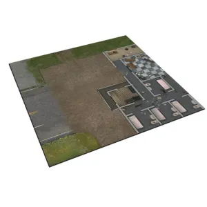 WALKING DEAD  -  ALL OUT WAR - DELUXE MAT The Prison