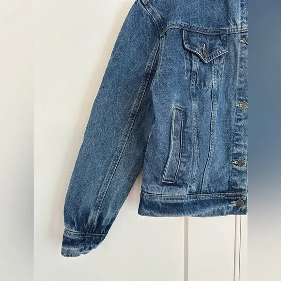 Walter Baker Shawna Denim Jean Jacket Dark Wash Size XS