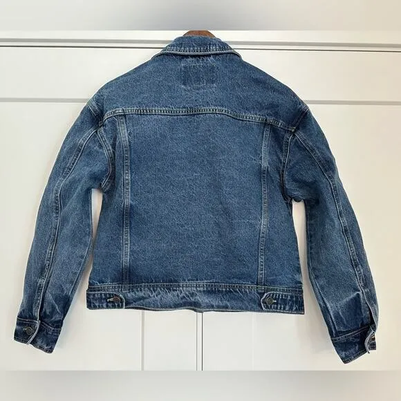 Walter Baker Shawna Denim Jean Jacket Dark Wash Size XS