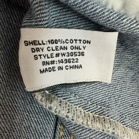Walter Baker Shawna Denim Jean Jacket Dark Wash Size XS