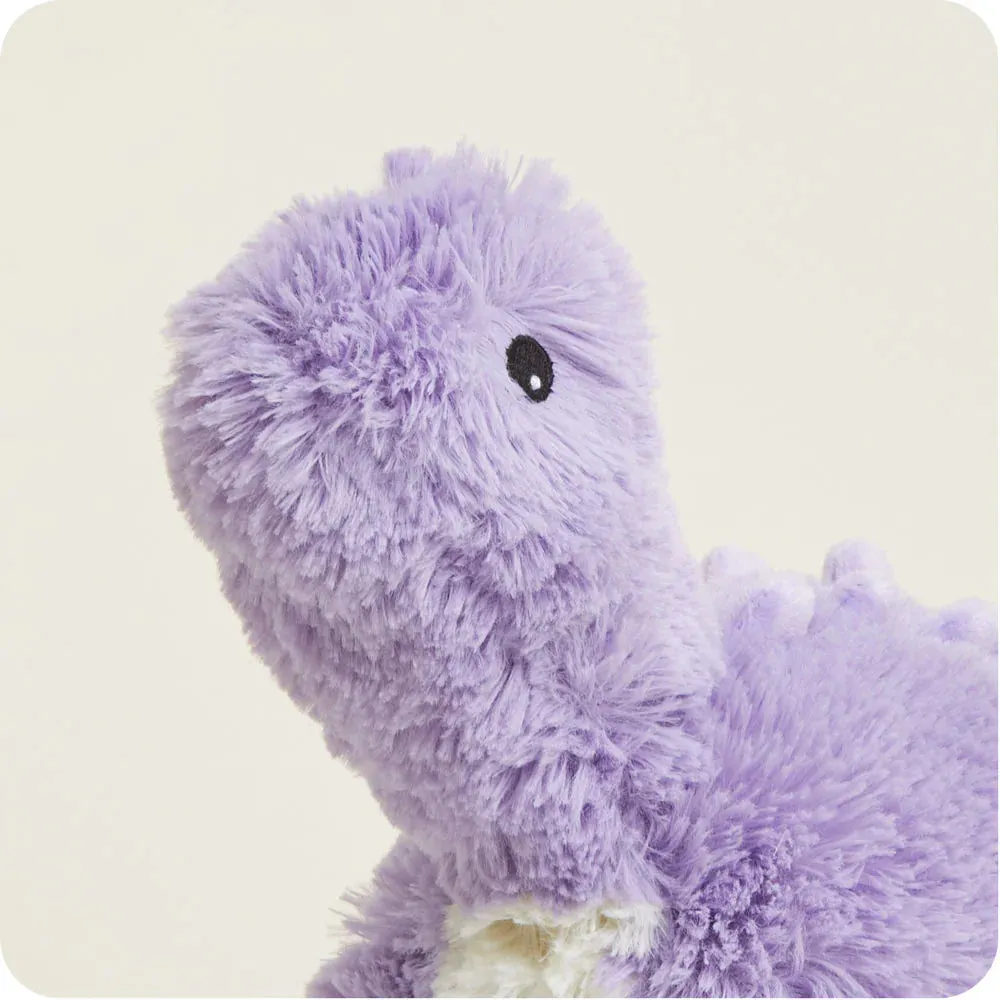 Warmies® Cozy Plush Purple Long Neck Dinosaur