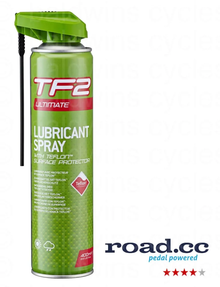 Weldtite TF2 Ultimate Spray Lube   Teflon - 400ml with Smart Head