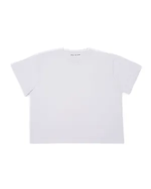 White Boxy Tee