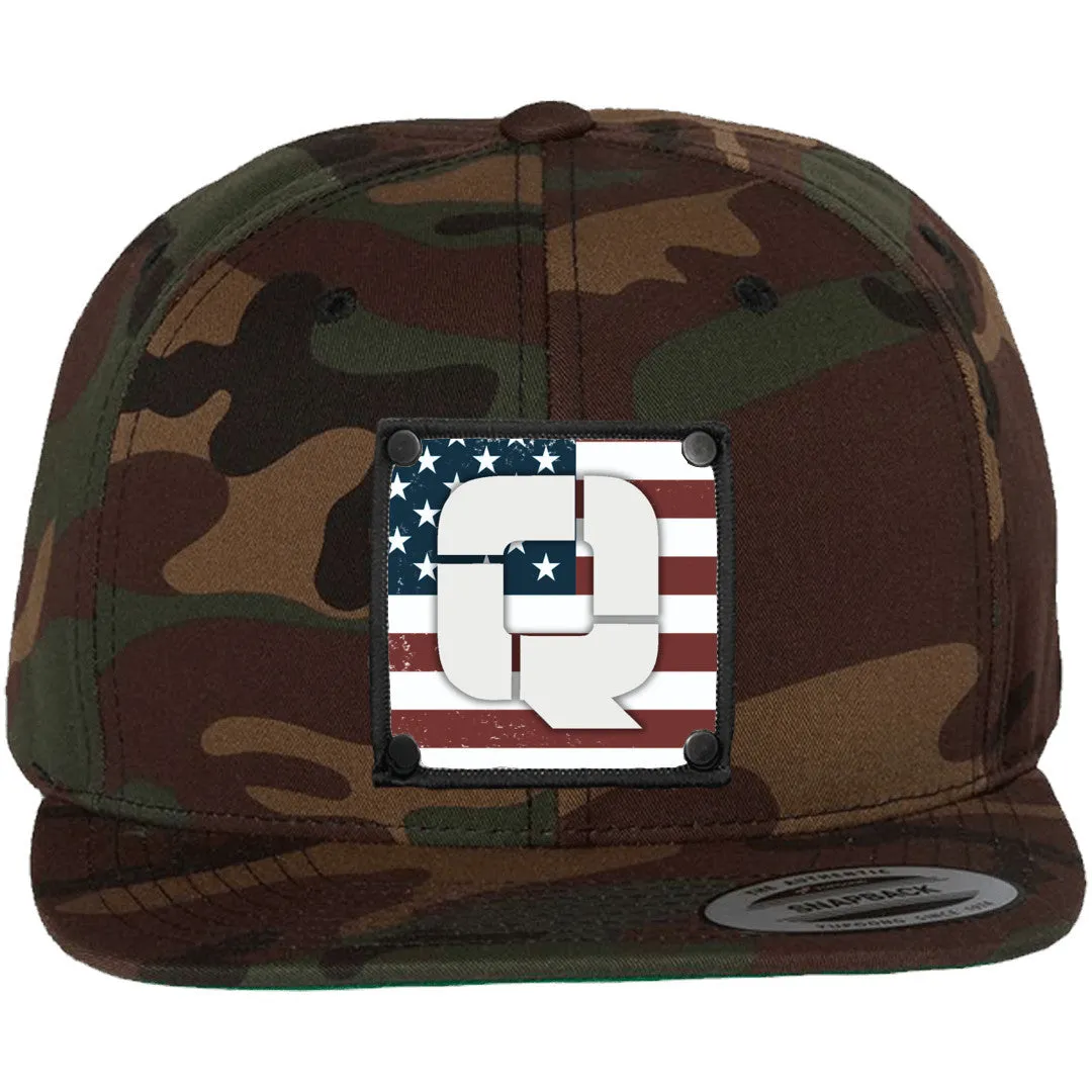 White Quadra Logo With Flag