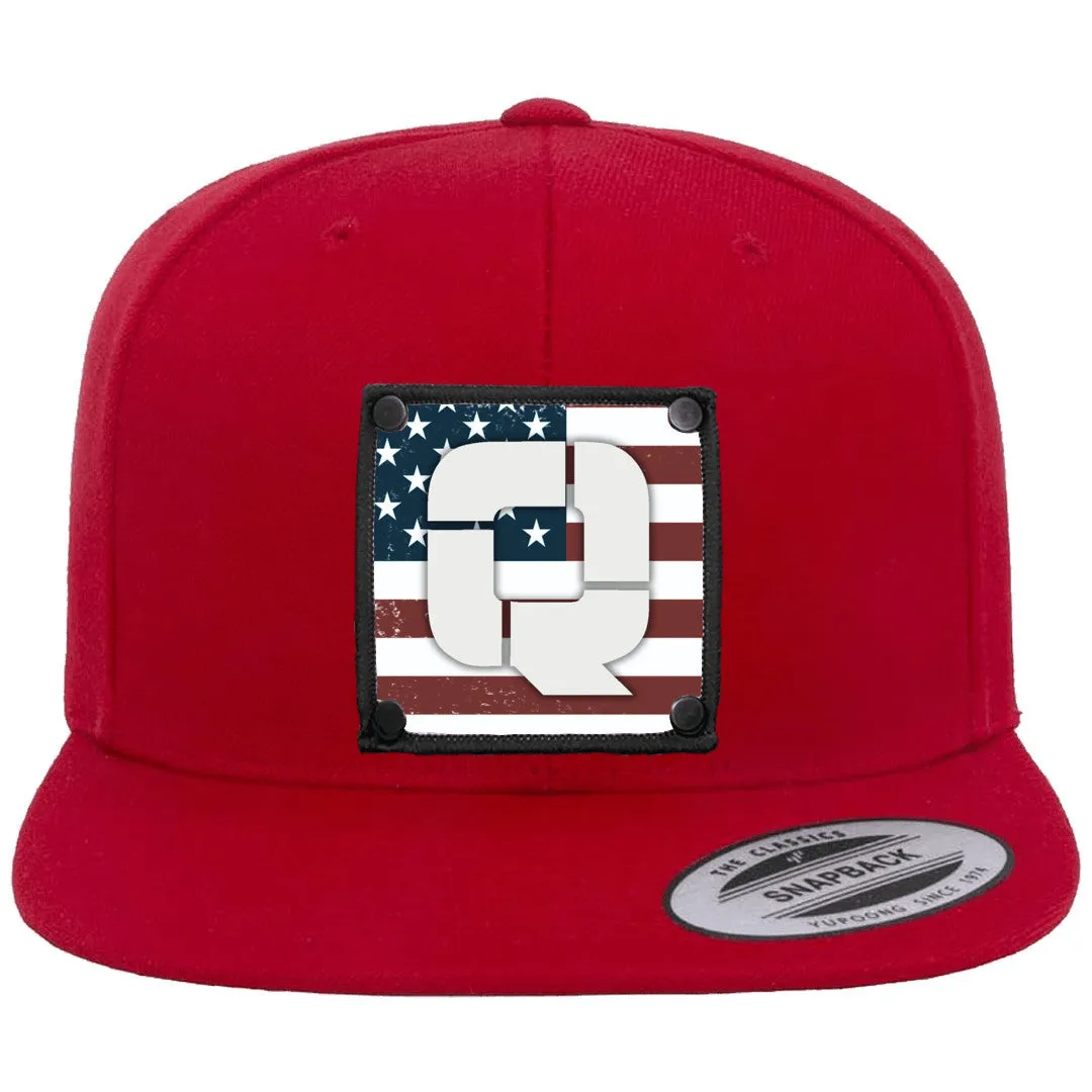 White Quadra Logo With Flag