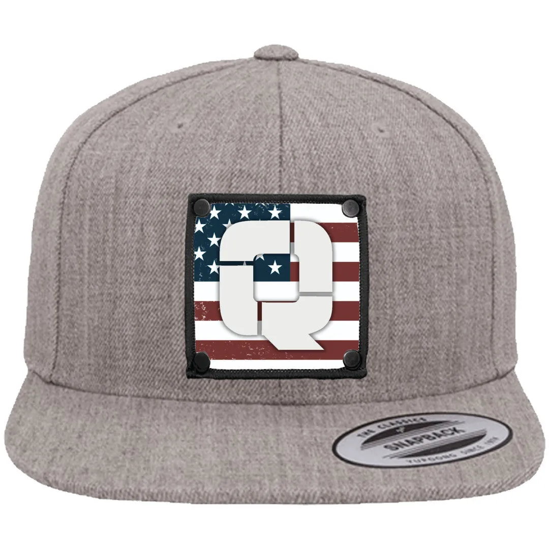 White Quadra Logo With Flag