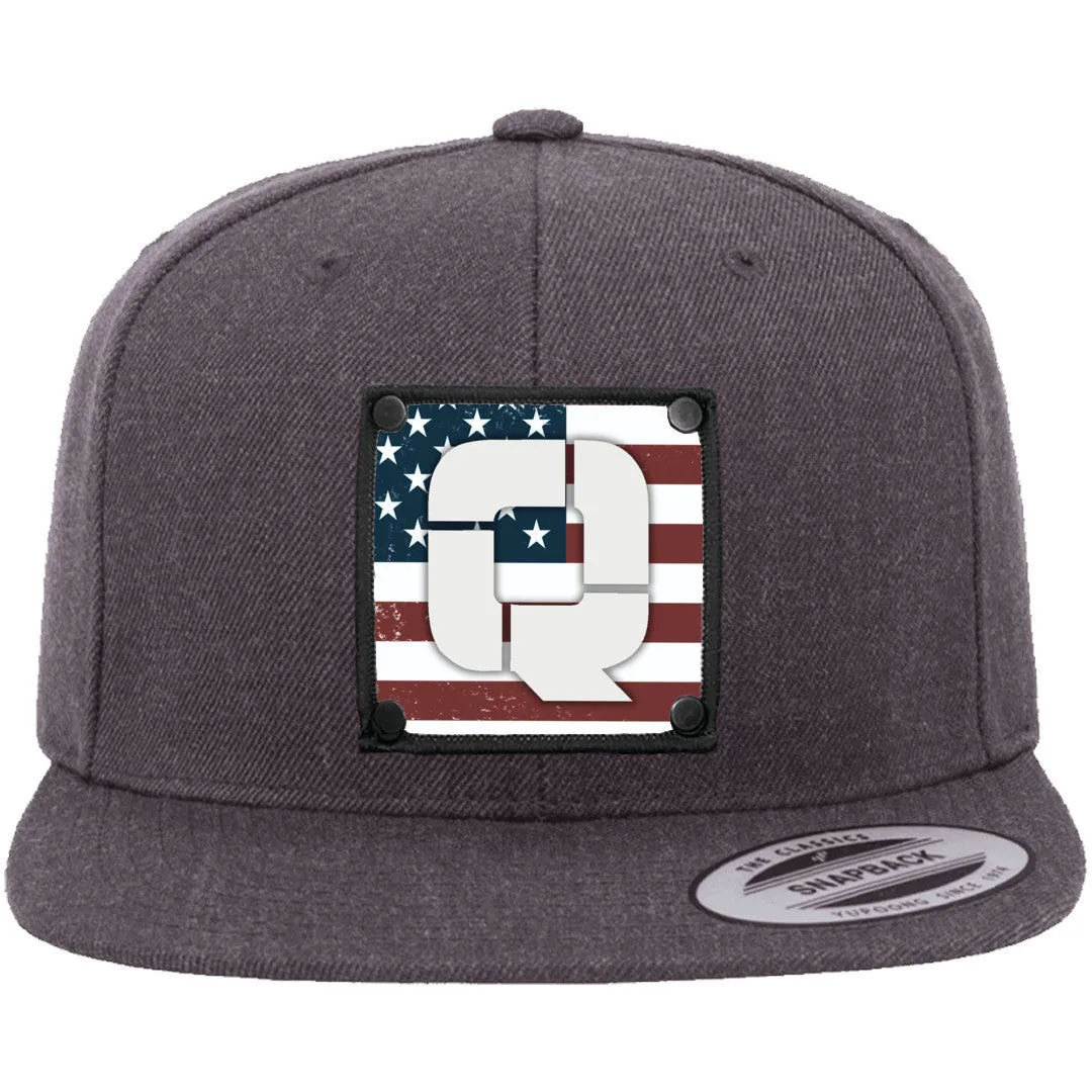 White Quadra Logo With Flag